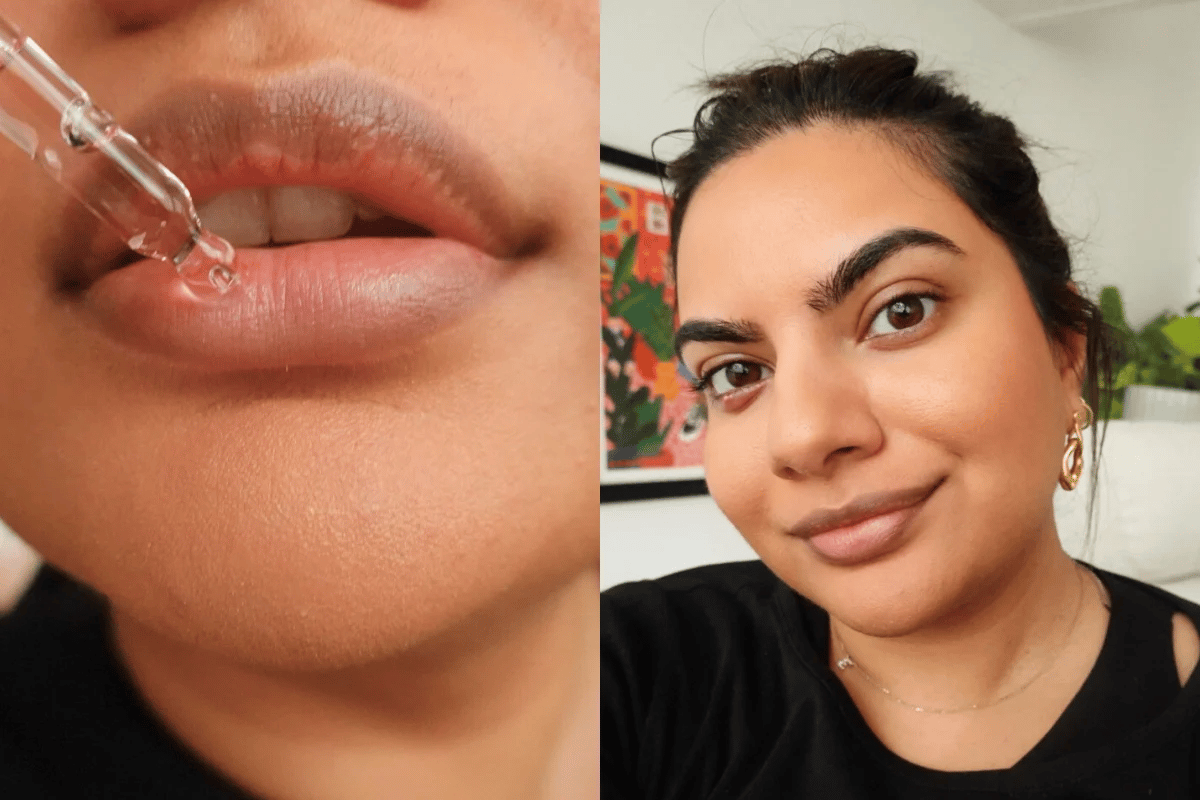 Trying The Ordinary's PHA 5% Exfoliating Lip Serum.