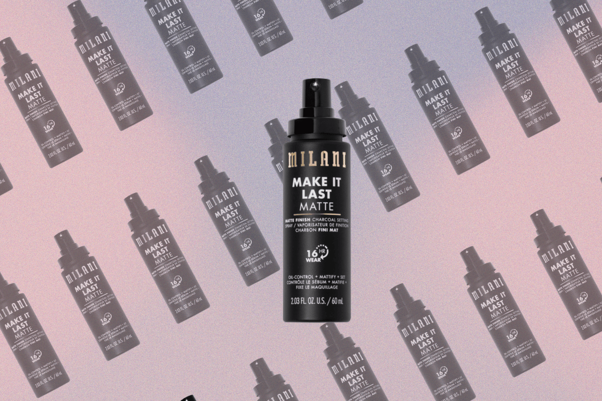 Milani Make it last matte setting spray.