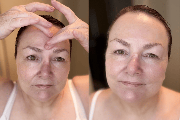Beauty writer Teresa McNamara shows how to massage your skin with a face oil.