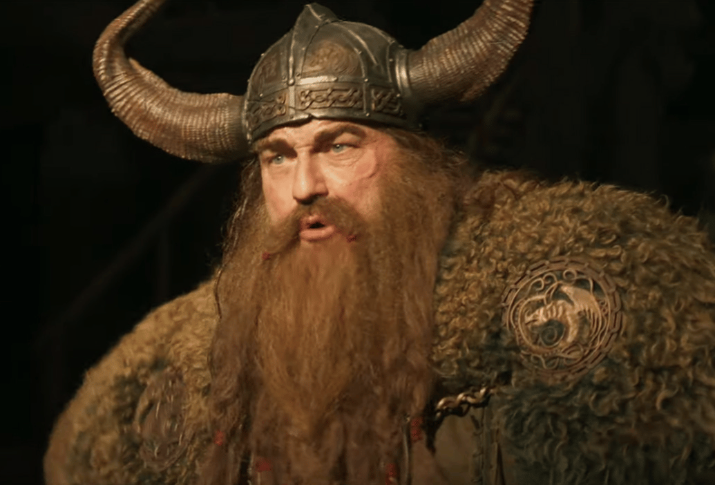 Gerard Butler in How To Train Your Dragon. 