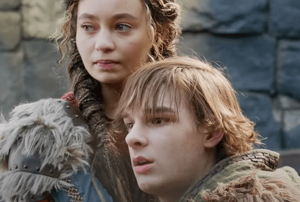 Nico and Mason in How To Train Your Dragon.
