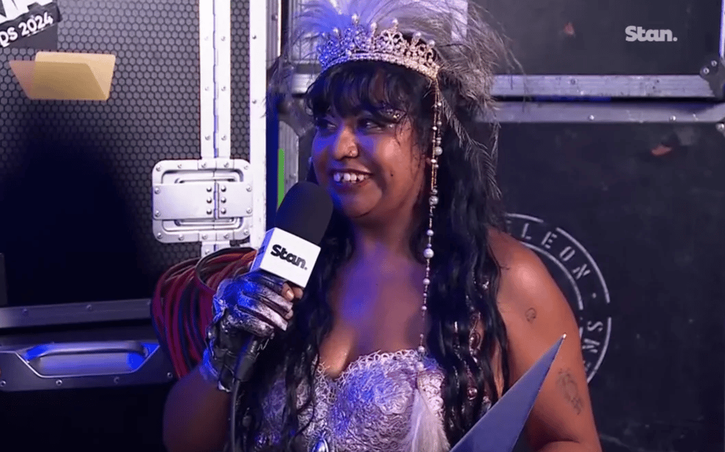 Emily Wurramara at the 2024 ARIA awards.