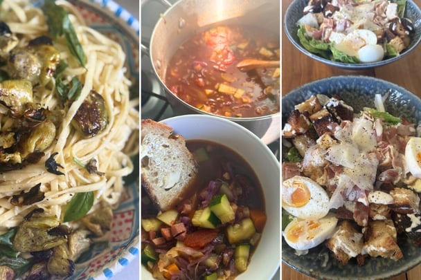 Images of difference recipe dishes.