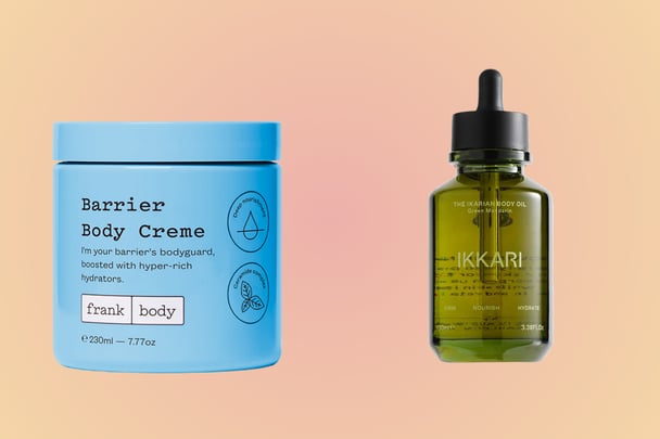 Frank Body Barrier Body creme, Ikkari Green Mandarin Body Oil, best bodycare products australia