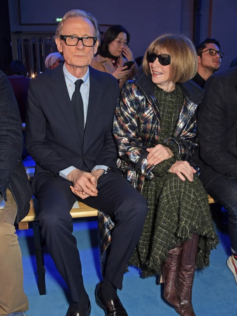 Billy Nighy and Anna Wintour