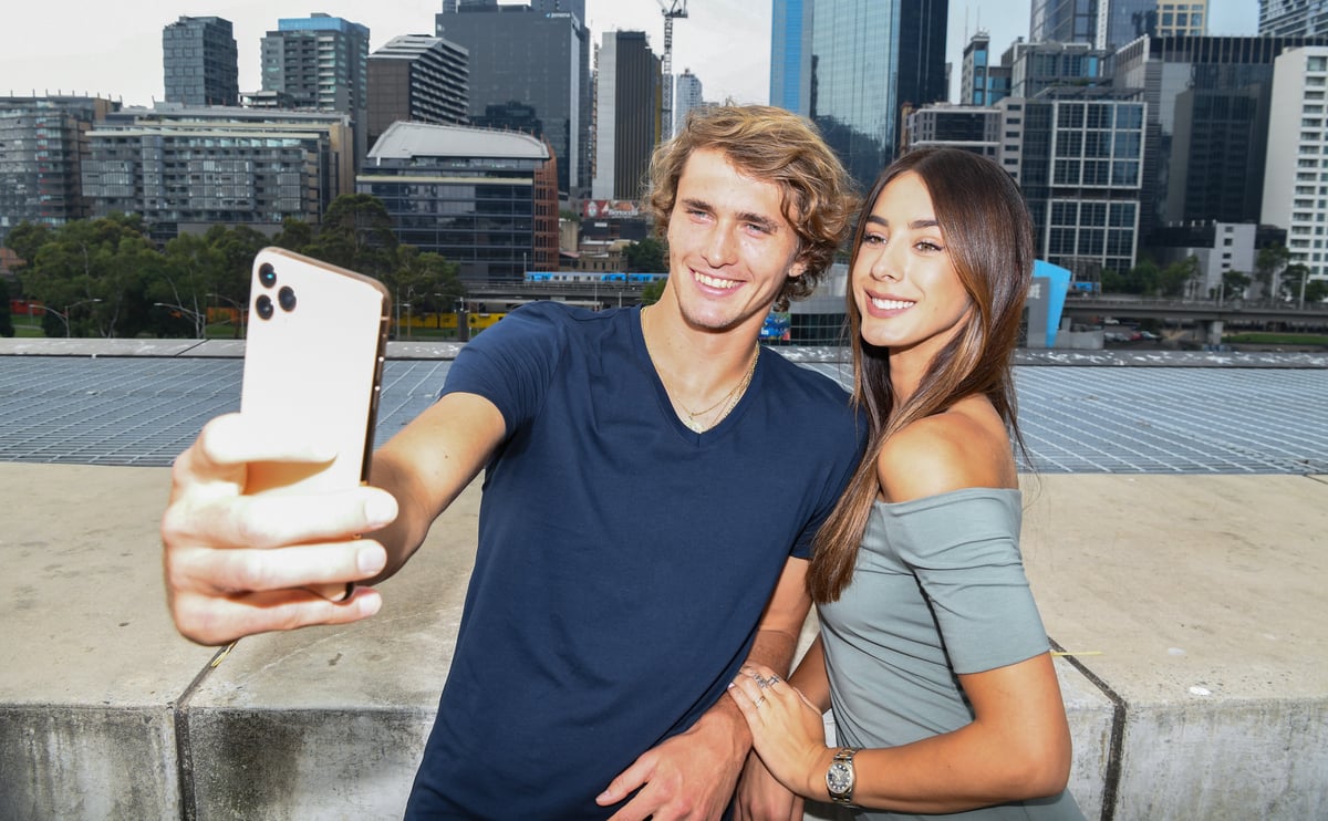 German tennis player Alexander Zverev wth ex girlfriend Brenda