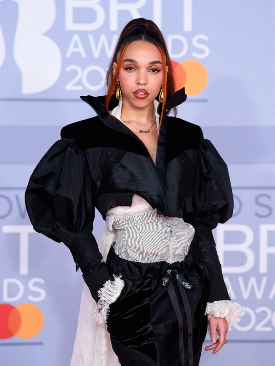 Singer FKA Twigs at The BRIT Awards in 2020.