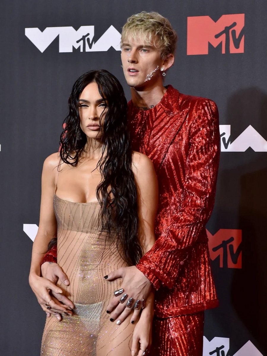 Megan Fox and Machine Gun Kelly attend the World Premiere of 