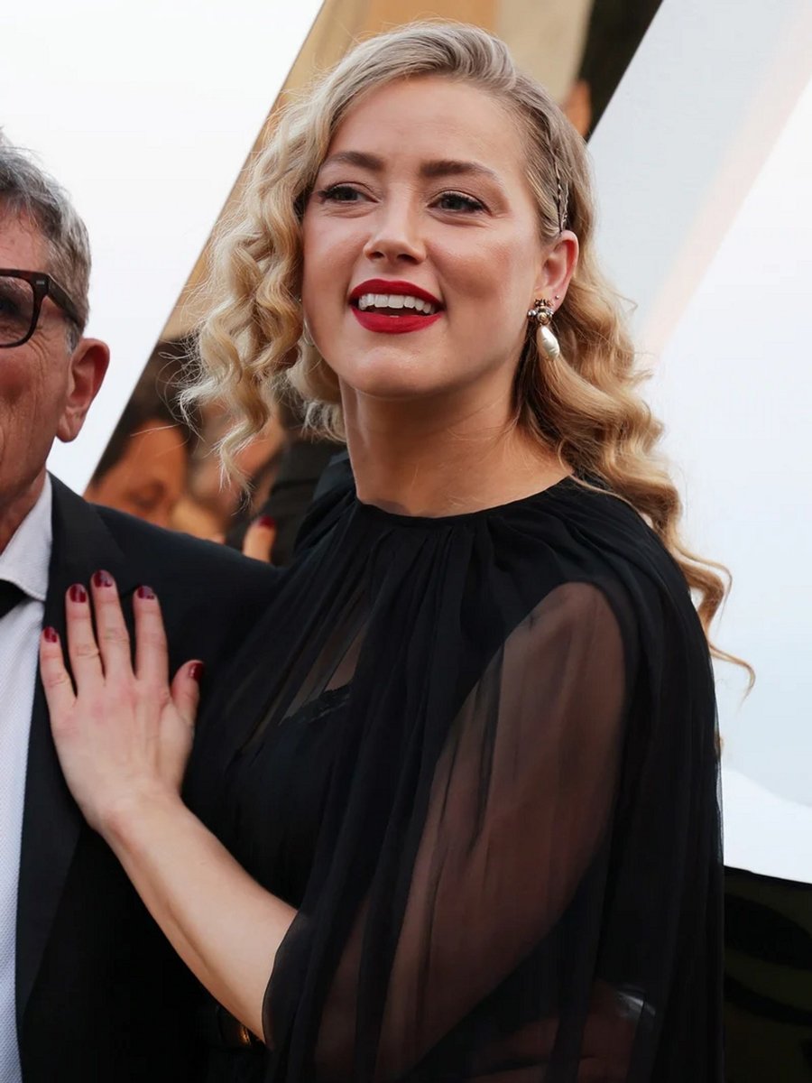 Amber Heard attends the 69th Taormina Film Festival on June 24, 2023 in Taormina, Italy.