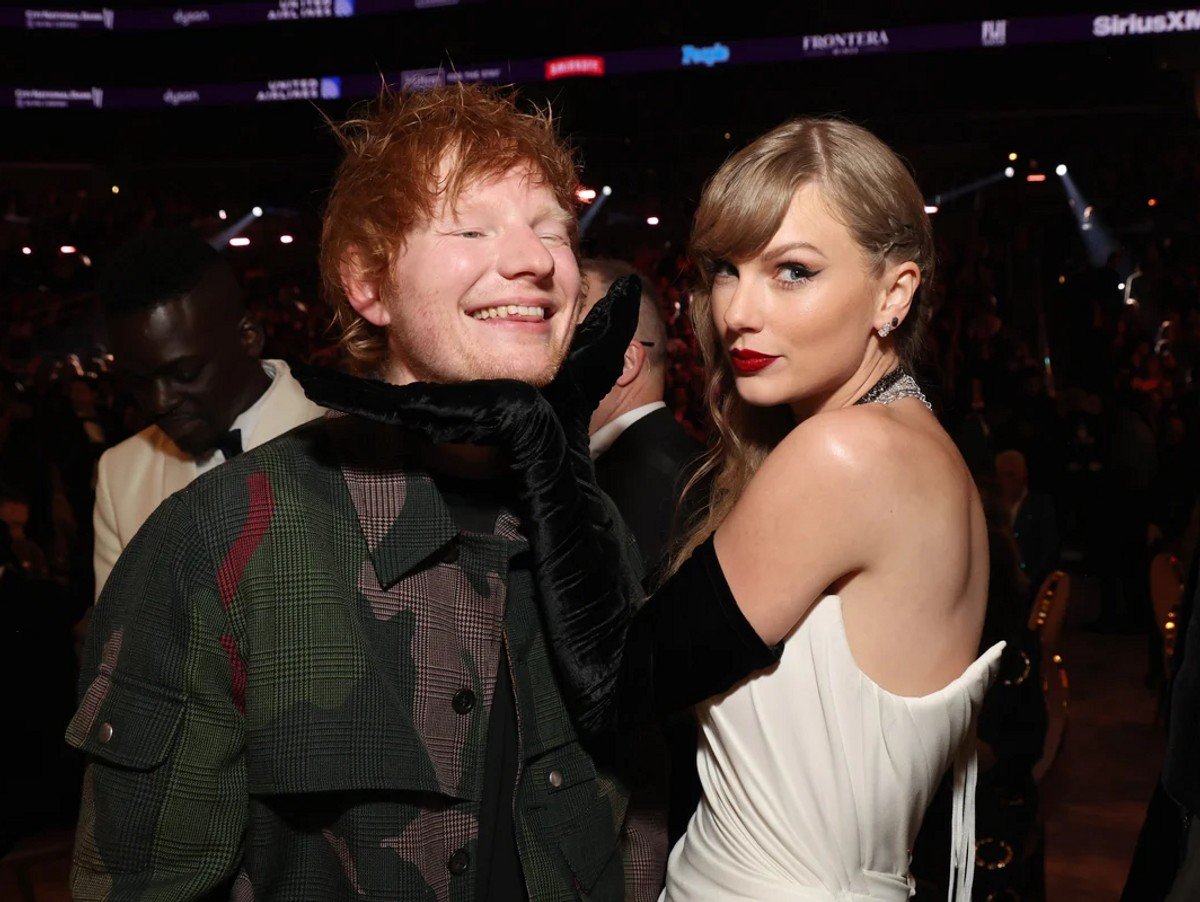 Ed Sheeran and Taylor Swift 