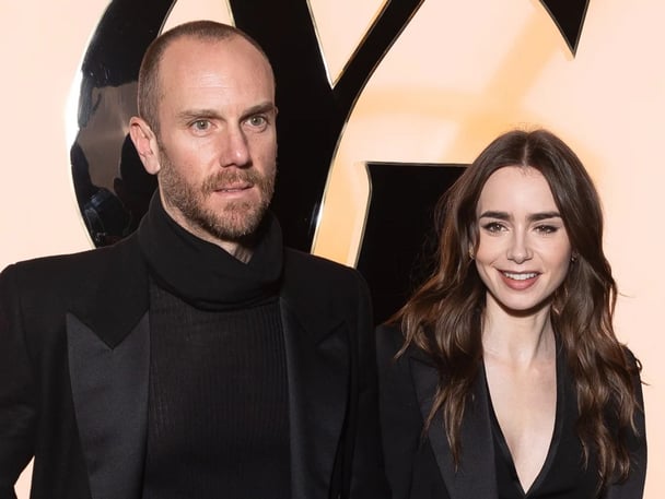 Charlie McDowell and Lily Collins.