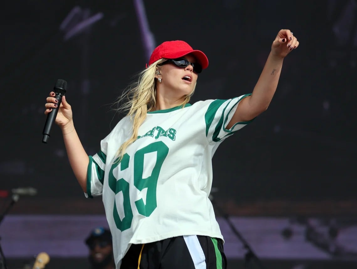 Reneé Rapp performs live on stage during day three of Reading Festival 2024. Image: Getty
