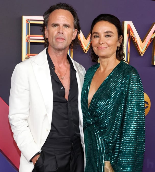 Walton Goggins and Nadia Conners.