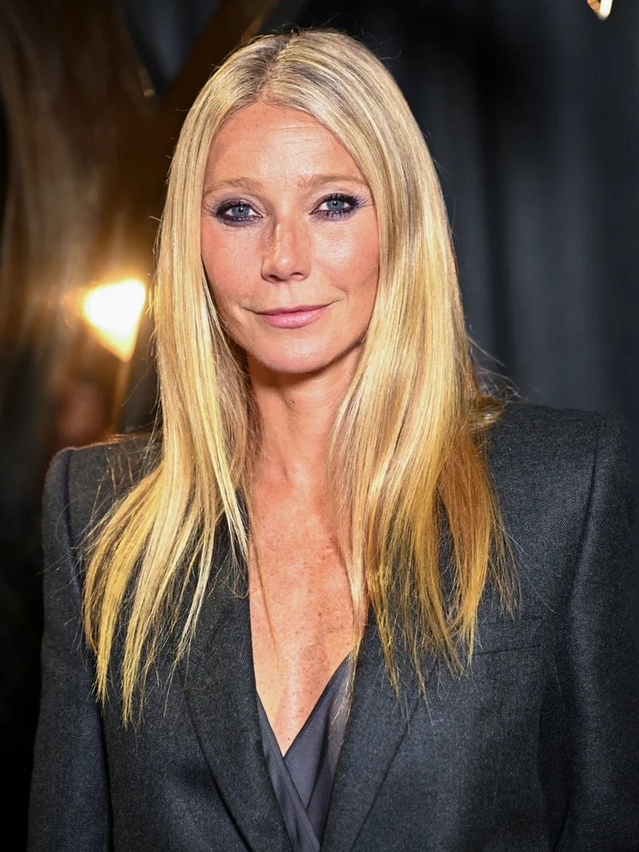 Gwyneth Paltrow attends the Saint Laurent Womenswear Spring-Summer 2025 show. 