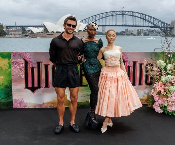 Jonathan Bailey's legs for Wicked press tour.