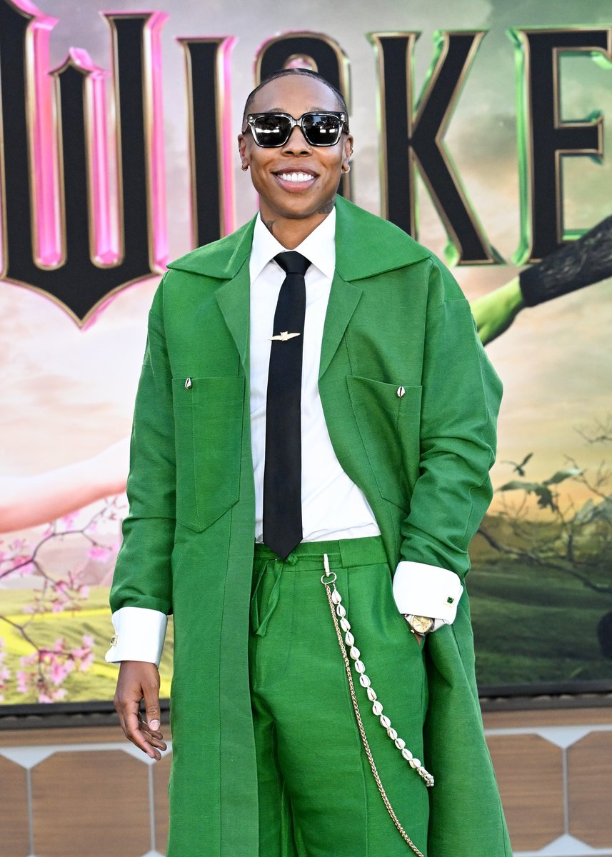 Lena Waithe at the Wicked Los Angeles premiere.