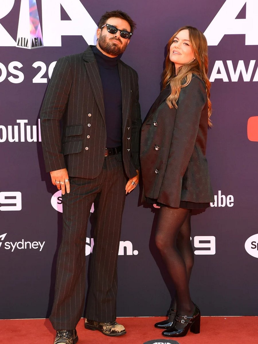 Angus Stone and Julia Stone at the 2024 ARIA awards 