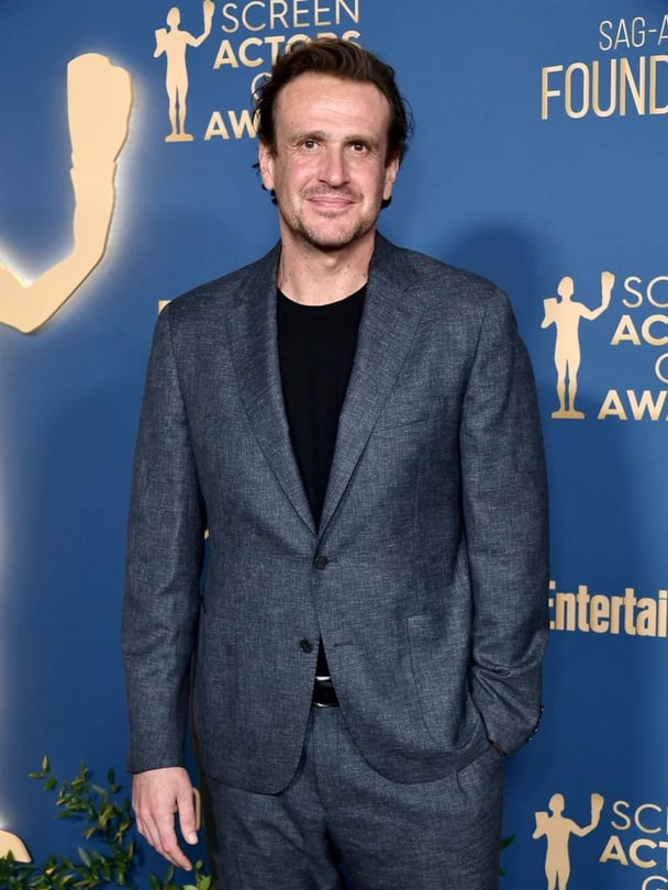 Jason Segel attends SAG Awards season celebration at Chateau Marmont.