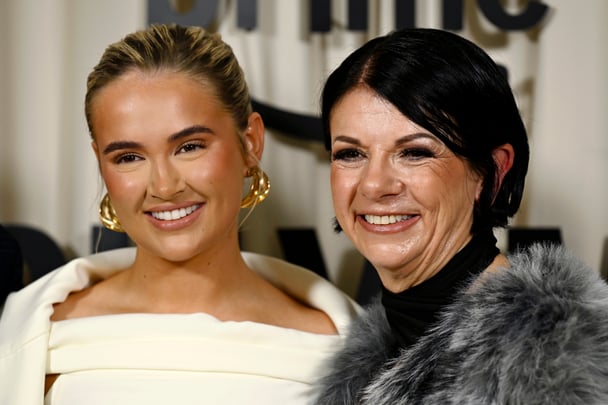Molly-Mae Hague with her mother, Debbie.