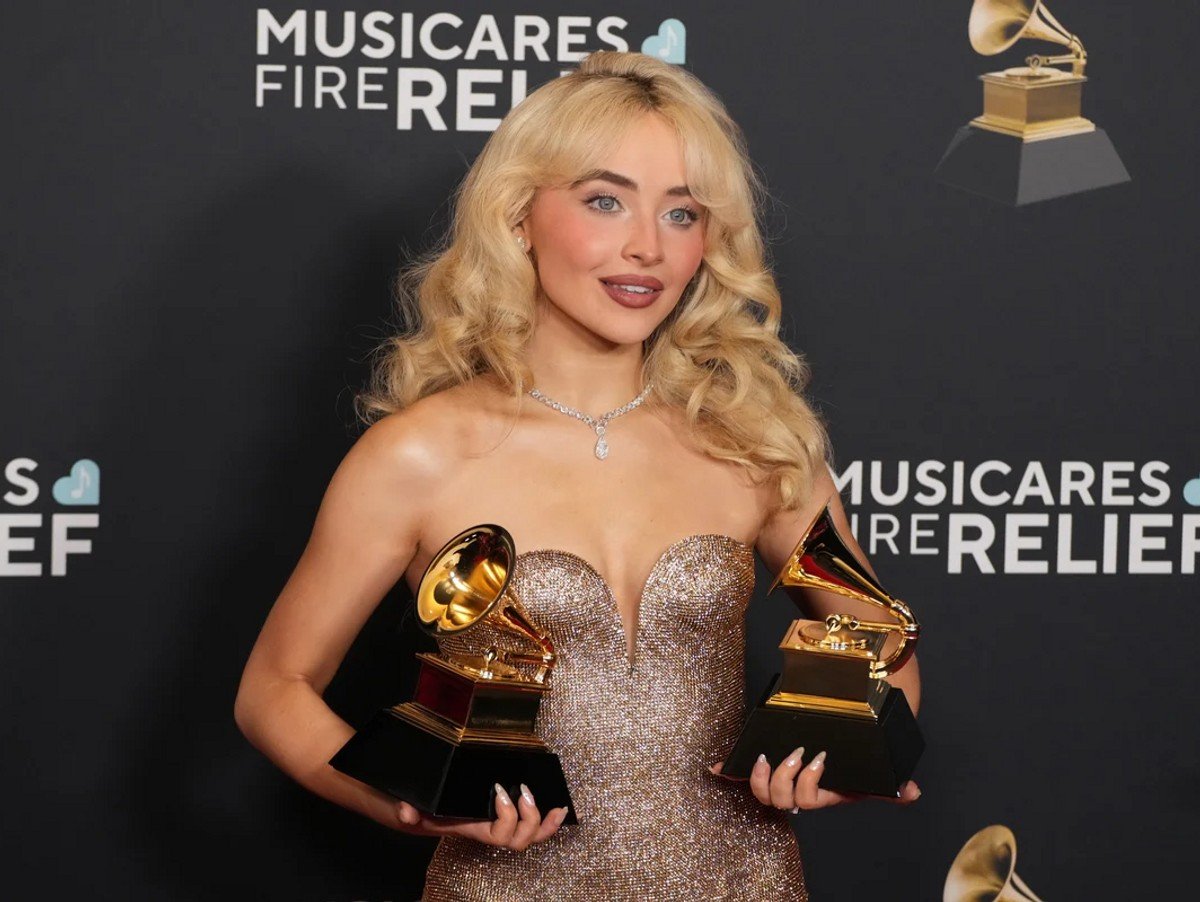 Sabrina Carpenter, winner of the Best Pop Vocal Album and Best Pop Solo Performance for 
