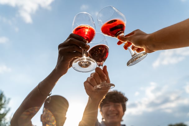 Wine with friends