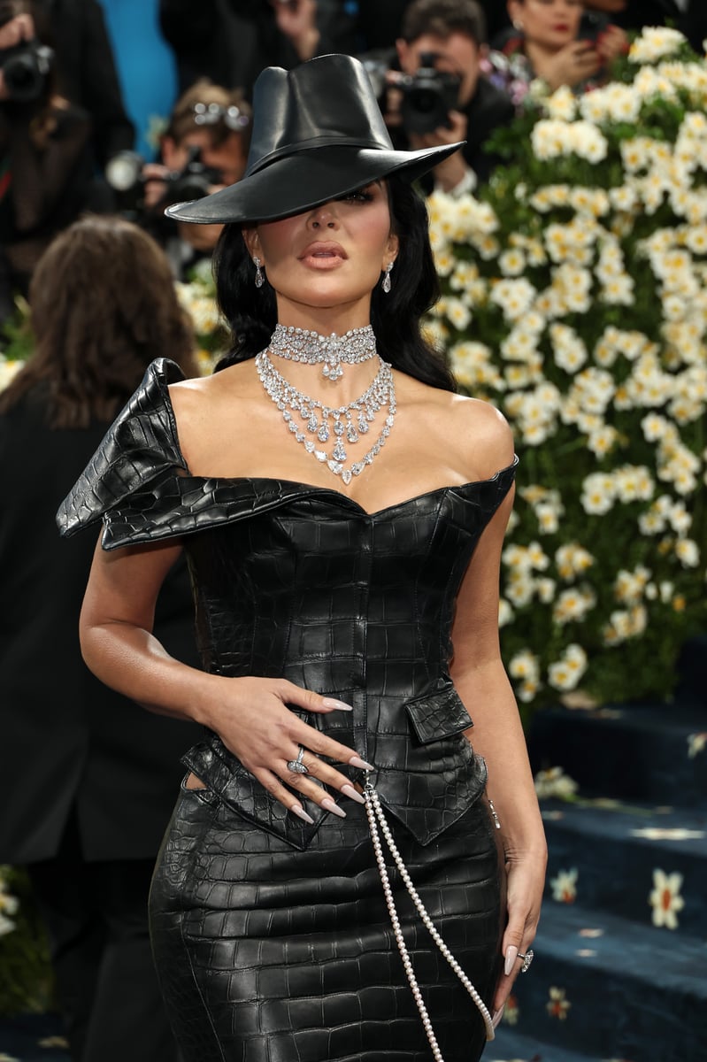 Kim Kardashian is giving more is more at the Met Gala.