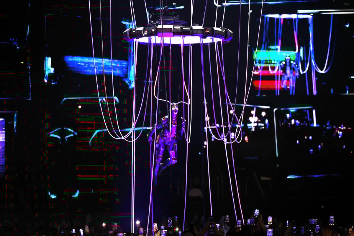 Katy Perry performs at Qudos Bank Arena in June 2025