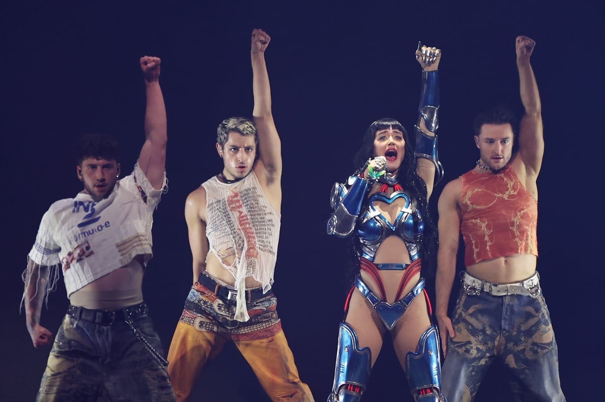 Katy Perry performs at Qudos Bank Arena in June 2025