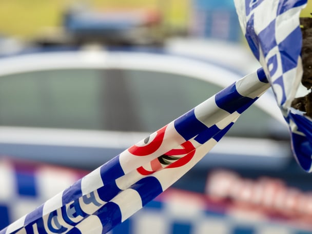NSW Police tape.