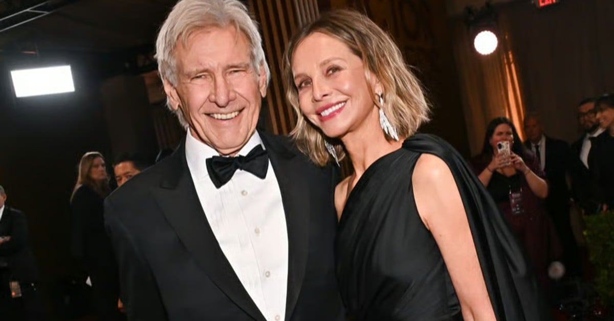 Calista Flockhart and Harrison Ford relationship timeline.