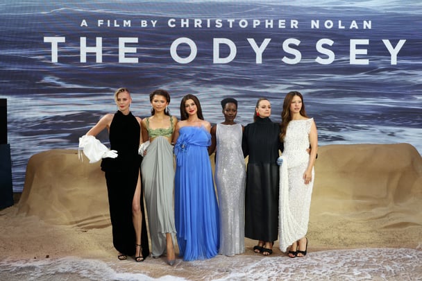 The cast of The Odyssey