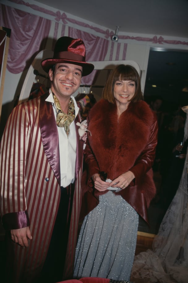 John Galliano and Anna Wintour