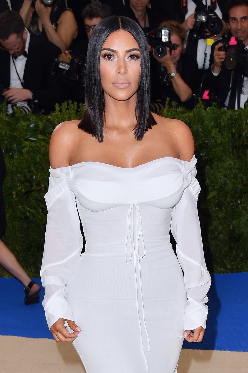 Kim Kardashian walked the Met Gala red carpet in 2017.