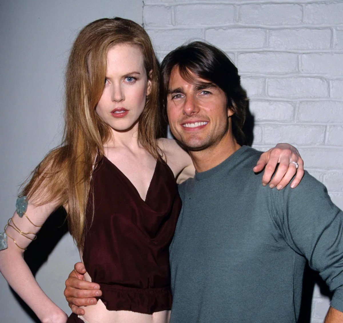 Nicole Kidman and Tom Cruise at the Eyes Wide Shut premiere.