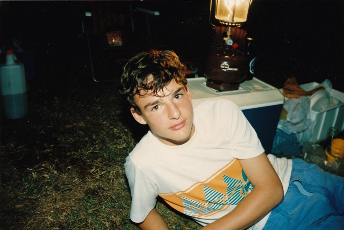 Ben Shenton as a teenager. 