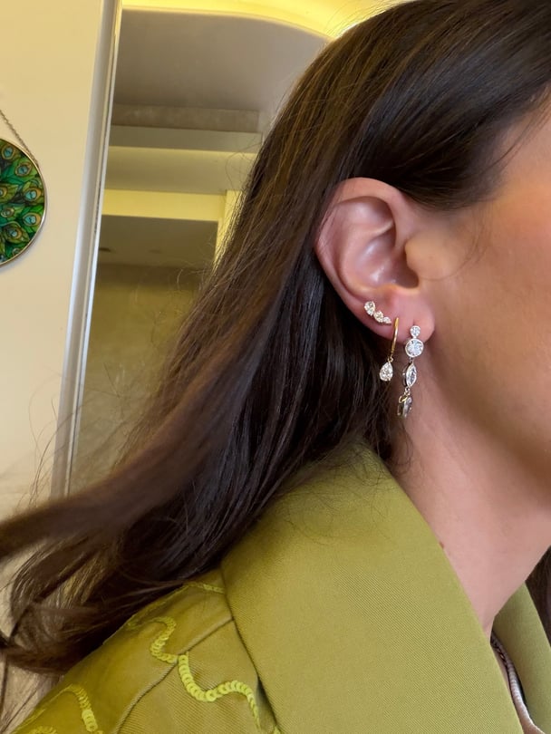 Wearing styles by Sydney jewellery label Goldie Paris.