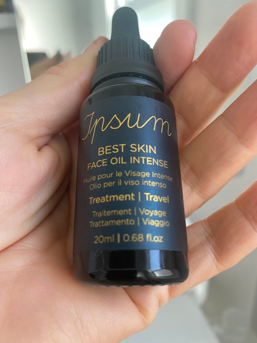 Ipsum face oil