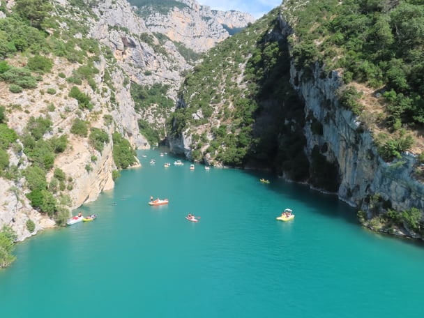 Gorges du Verdon europe's largest canyon euro summer aix-en-provence south of france