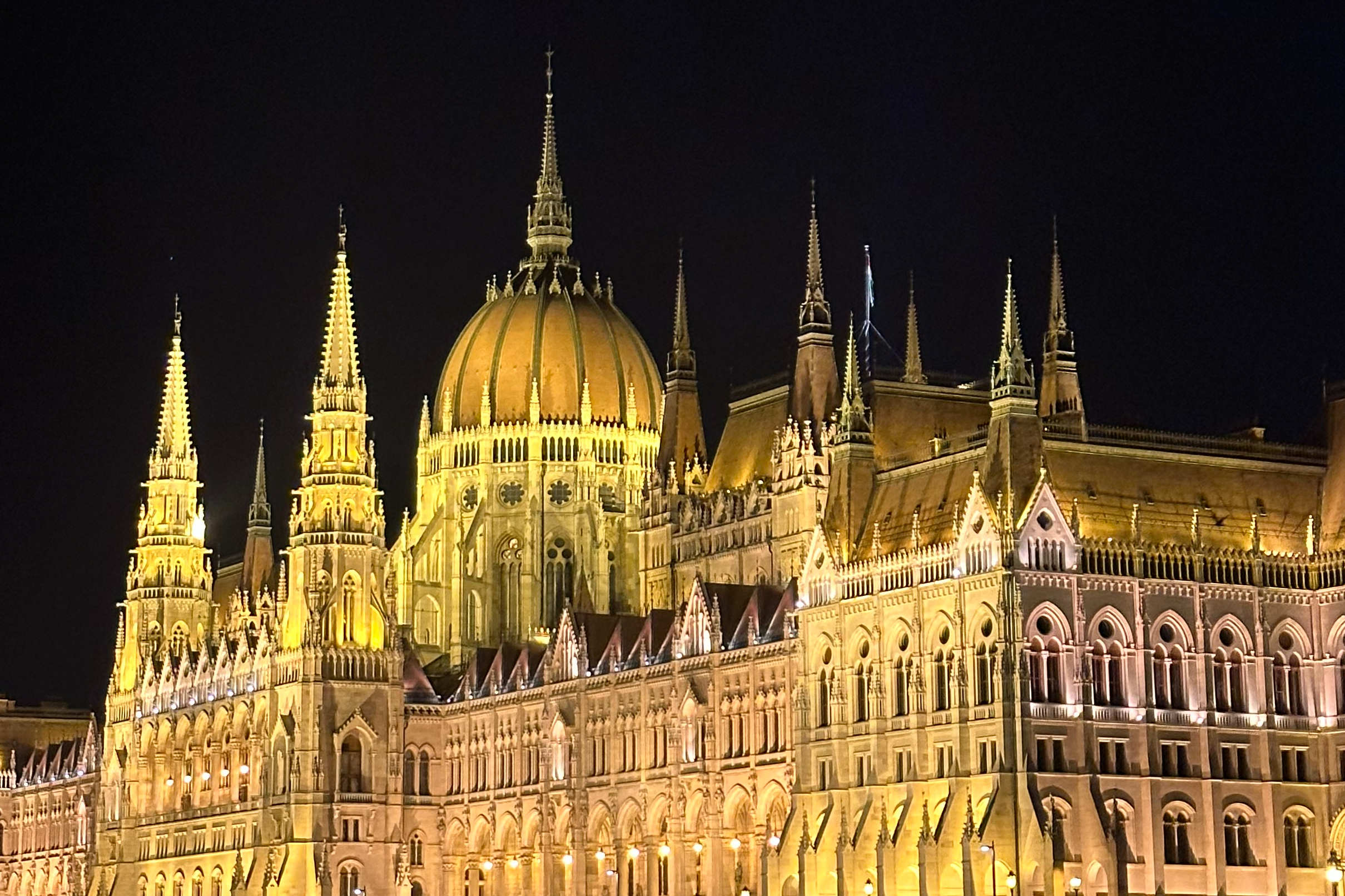 Breathtaking Views from a Danube River cruise in Budapest.