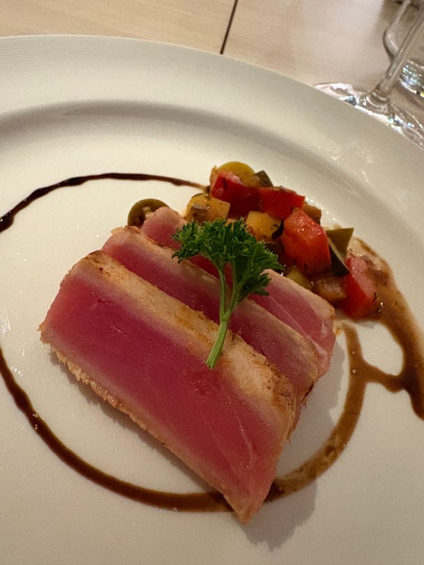A dish at one of the Carnival Cruise's restaurants.