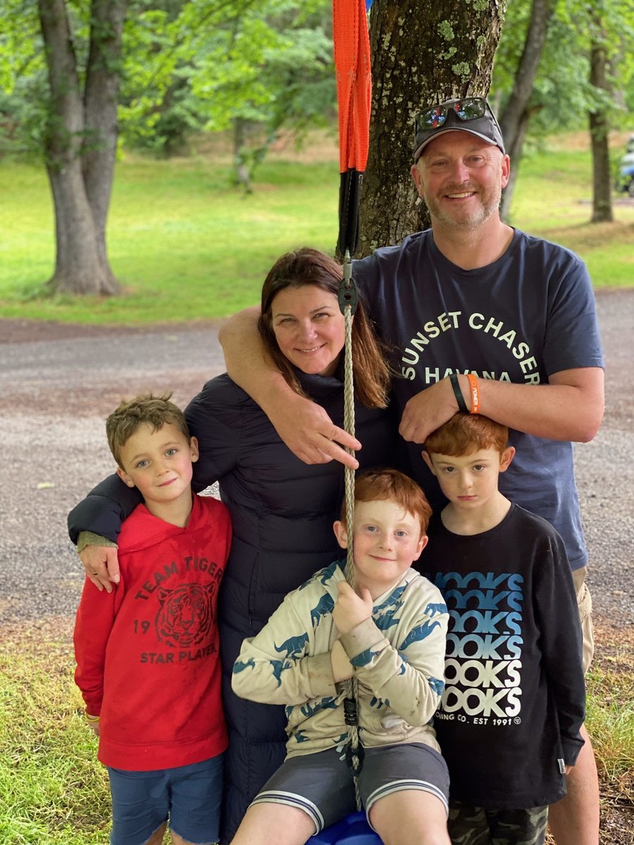 woman with family