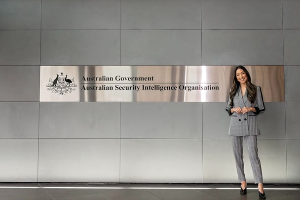  Sarah at the ASIO. 
