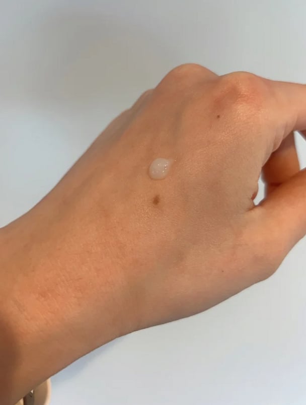 A swatch of Medicube Zero Exosome Shot.