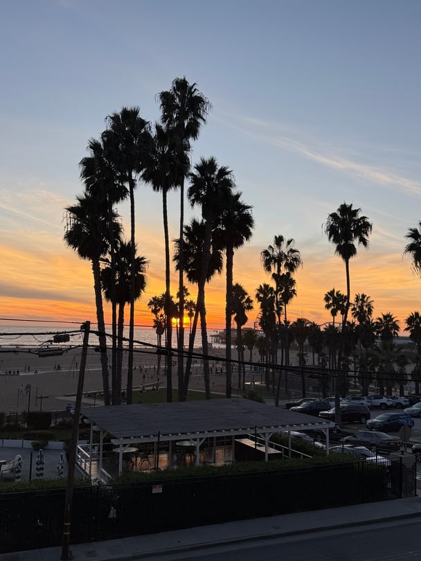 Santa Monica sunset 