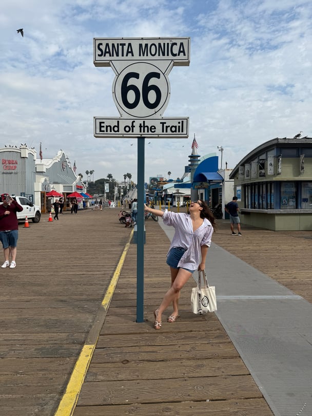 End of route 66 Santa Monica Pier