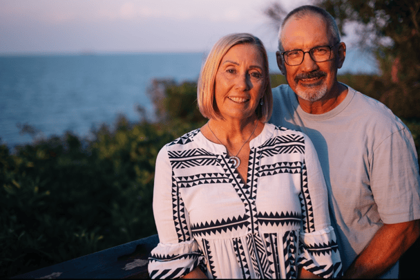 Sue and Lloyd Clarke.