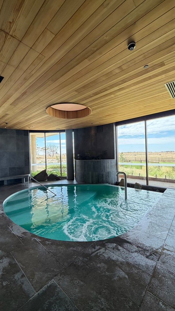 The jacuzzi at Marula Day Spa at Monarto Safari Resort.