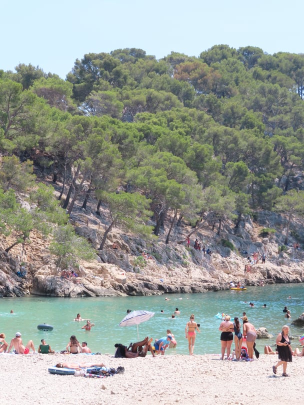 calanques cassis aix-en-provence south of france euro summer
