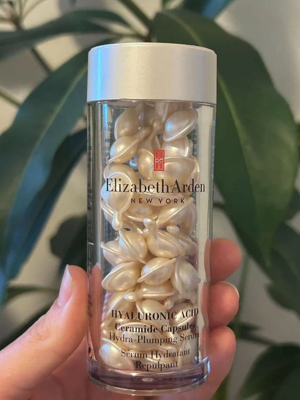 Elizabeth Arden Hyaluronic Acid Ceramide Capsules. Image: Supplied.