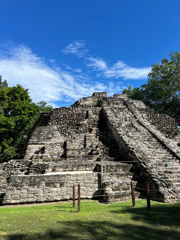 Chacchoben Mayan Ruins, Costa Maya, Mexico.